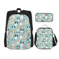 thumbnail image 1 of Easygdp Colorful Dog Mochila para Niños y Niñas con Set de Caja de Almuerzo y Estuche para Lápices 3 en 1, Mochila Escolar Estampada para Adolescentes, 1 of 7