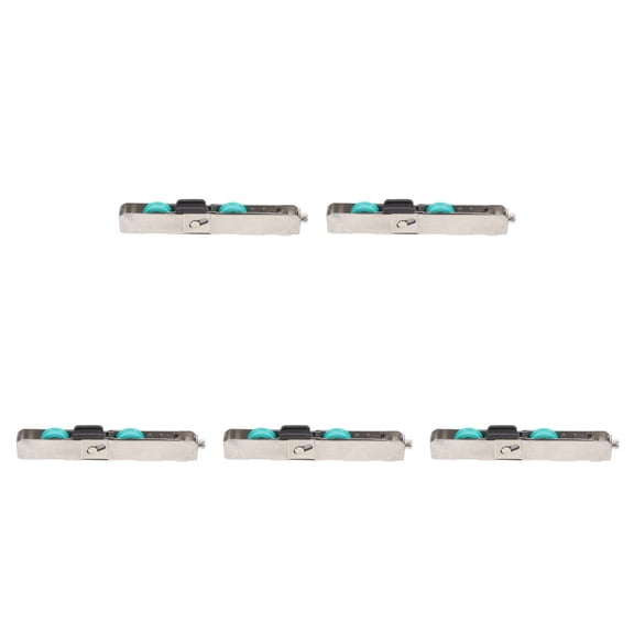 SOPOTUTU Raindrops 5pcs Sliding Door Roller Heavy Duty Wheel Stainless Steel Replacement Cabinet Door Hardware Pulley