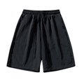 thumbnail image 1 of pstuiky Pantalones cortos deportivos para hombre, Pantalones cortos de verano para hombre, informales y cómodos, con bolsillo y cintura elástica y cordón ajustable. Pantalones cortos de baloncesto, 1 of 4