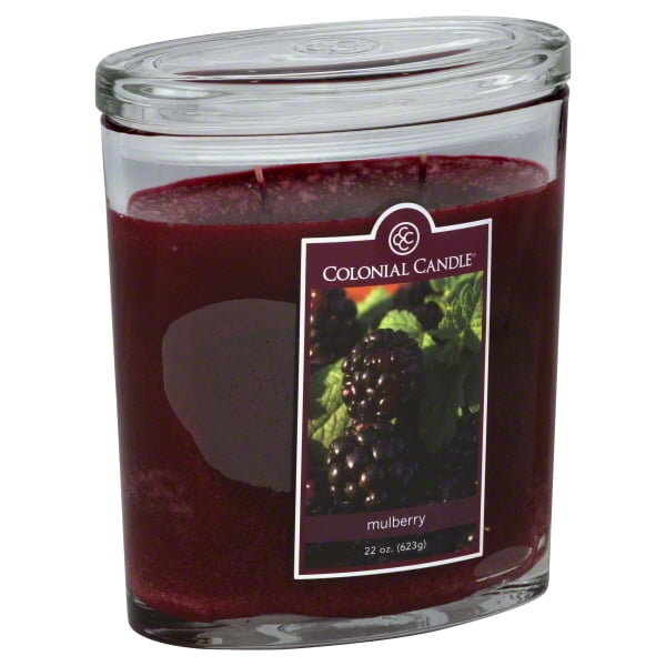 Fragranced inline Container CC022.445 22oz. Oval Mulberry Candles