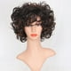 thumbnail image 4 of Peluca de moda para mujer, cabello sintético marrón, pelucas cortas, peluca de cabello, 4 of 4