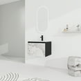 thumbnail image 4 of 24 Inch Floating Wall-Mounted Bathroom Vanity with Ceramics Sink & Soft-Close Cabinet Door, 4 of 11