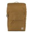 thumbnail image 2 of Carhartt 21L Top-Load Backpack, Water Resistant Coated Canvas Base With Laptop Sleeve, Brown, One Size, 2 of 5