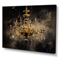 thumbnail image 2 of Designart "Zen in Sumi Inspired Chandeliers II" Chandelier Canvas Print, 2 of 5