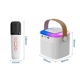 thumbnail image 4 of Mini máquina de karaoke portátil con Bluetooth, altavoz de karaoke con 2 micrófonos inalámbricos y luces de fiesta para niños y adultos., 4 of 8