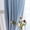 Blue, variant on Lipa Farmhouse Curtain for Living Room,Semi Blackout Boho Curtains,Rod Pocket,1 Panel,52"Wx84"L,Beige