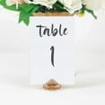 thumbnail image 6 of Amber 10 Plastic 1.75" Crystal Place Card Holders Table Number Stands Events, 6 of 6