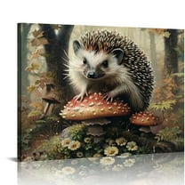 Orinice Dark Cottagecore Wall Art Decor, Cottage Core Gallery Wall Prints for Bedroom, Fairycore  for Living Room Aesthetic, Nature Forest Mushroom Collage Kit, Whimsical Dorm Home Decor 20x16in