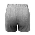 thumbnail image 3 of Generic Women Summer Striped Shorts Elastic Wais Cute Boxer Lounge Shorts Comfy Summer Casual Soft Pajama Bottoms, 3 of 4
