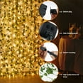 thumbnail image 3 of Solar String Lights Artificial Maple Ivy Leaf Garland Hanging Fairy Lights 16.4ft 50 LED String Light for Party Wedding Garden Christmas Room Decor, 3 of 6