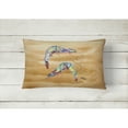 thumbnail image 2 of Carolines Treasures 8158PW1216 Shrimp Canvas Fabric Decorative Pillow, 12H x16W, multicolor, 2 of 3