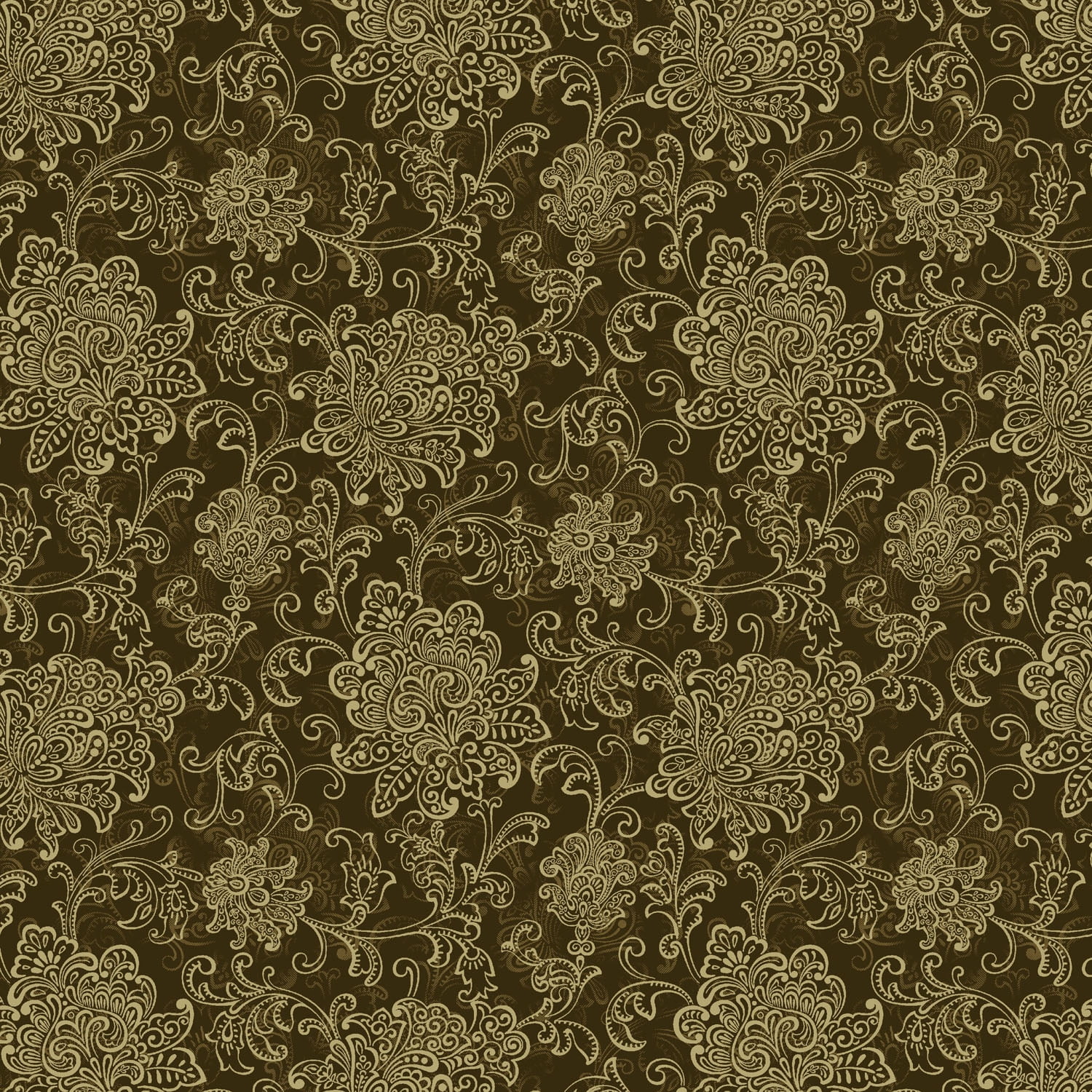 Waverly Inspirations 54" 100% Cotton Sewing & Craft Fabric By the Yard, Cocoa