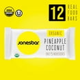thumbnail image 5 of JONESBAR (Pineapple and Coconut, 12 Count (Pack of 1)), USDA Organic Fruit & Nut Bar, Non-GMO, Kosher, Vegan, Gluten Free, Simple Snack Bar, 5 of 7