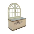 thumbnail image 1 of Maceta de pared de metal, soporte para flores, maceta decorativa vintage de hierro, cubo para Blanco beige, 1 of 9