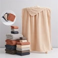 thumbnail image 4 of Clearance! Denhf Microfiber Coral Velvet Bath Towel, Highly Absorbent Quick Dry Hand Towels, Wash Cloths for Hotel, Bathroom, Shower, and Spa, Super Soft Towels, 14 x 30 Inch, Brown, 4 of 9