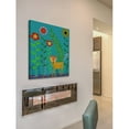 thumbnail image 6 of Marmont Hill "Yellow Fox" by Sascalia Painting Print on Wrapped Canvas, 6 of 7