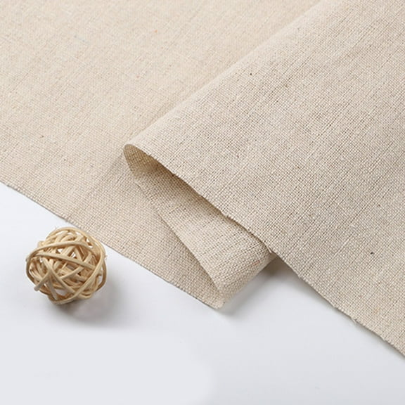 1Pc 100X150Cm Natural Cotton Linen Fabric For Sewing Diy Crafts Patchwork In White Beige Linen Colors The Sack