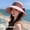 Pink, variant on Famous Clan Shading Hat Female Summer Sunscreen Sunscreen UV Sun Hat Outdoor Hats