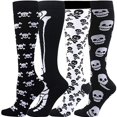 thumbnail image 4 of Nuevos calcetines de presión navideños populares, medias de compresión para adultos de Halloween transfronterizas, calcetines elásticos de tubo, venta al por mayor, 4 of 4