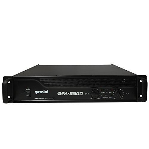 Gemini Gpa 3500 3000w Professional Dj Power Amplifier Walmart Com Walmart Com