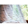 thumbnail image 2 of Striped Tulle Curtains with Rod Pocket, Turtles and Blue Stripes Abstract Print Aquatic Theme Caretta Ocean Animals Pattern, Sheer Drape for Wedding Party 2 Panels, 7 Sizes, Blue Navy, by Ambesonne, 2 of 3