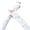White, variant on SharkTRUE Arm Sleeves with Thumb Hole,UV Sun Protection Arm Sleeves,Outdoor Quick Dry Cooling Cycling Sports Bracer,for Men & Women