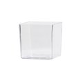 thumbnail image 3 of Maceta de plástico transparente cuadrada para plantas hidropónicas, maceta verde, material PS, maceta decorativa con patrón, 3 of 4