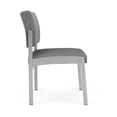 thumbnail image 4 of Fauteuil d'Appoint Sans Accoudoirs Lenox en Acier pour Réception / Acier Argenté / Gris / Gris, 4 of 5