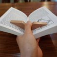 thumbnail image 2 of 4 Pcs Bookmarks Page Spreader Bookmark Accessory Reading Accessory Wood Book Holder, 2 of 3