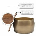 thumbnail image 6 of Home Square 3-Piece Set with Drum Table and 2 Drum Side Tables in Gold, 6 of 21