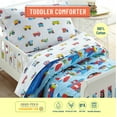 thumbnail image 3 of Wildkin Kids Cotton Comforter for Boys & Girls- Toddler (Trains, Planes & Trucks), 3 of 5