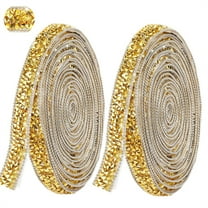 6 Yards Glitter Bling Rhinestone Tape,Self Adhesive Rhinestone Strips,Resin Rhinestone Ribbon Self,Diamond Crystal Ribbon Roll,Shiny Resin Diamond Belt,for DIY Crafting Art Projects Gold