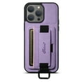 thumbnail image 6 of Allytechgroup Wallet Case for iPhone 16 Plus with Credit Card Slot, RFID Blocking PU Leather Stand Case Shockproof Protective Back Cover for iPhone 16 Plus Women Men, Purple, 6 of 10