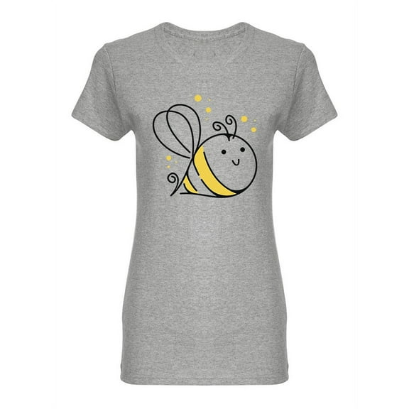 Bee Design Shaped T-Shirt Women -Image by Shutterstock, Female XX-Large