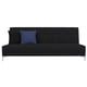 thumbnail image 2 of Sofa Cama Reclinable El Bazar Store Karla Negro Lino Futon 3 posiciones Abotonado Sala, 2 of 6