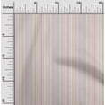 thumbnail image 1 of oneOone Polyester Lycra Fabric Multicolor Stripe Print Fabric By The Yard 56 Inch Wide, 1 of 1