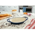 thumbnail image 4 of Lodge 2 Quart Oval Indigo Enamel Cast Iron Casserole, 4 of 5