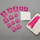 thumbnail image 5 of Seitruly 4 piezas de estampador de uñas, herramientas de maquillaje de belleza de plástico para dedos, pulidor de dedos de uñas, Kits de mano Juegos de manicura, 5 of 6