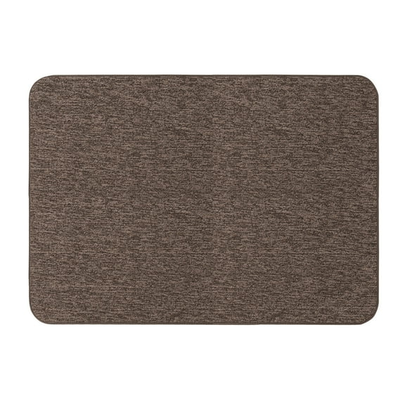 Skid-resistant Carpet Indoor Area Rug Floor Mat - Pebble Gray - 5' X 7' - Many Other Sizes to Choose From