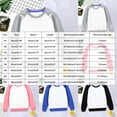 thumbnail image 4 of Mnyotv Cotton Raglan Long Sleeved T Shirt for Boys Girls Casual Basic Crewneck Sweatshirts Size 9-10Years, 4 of 5