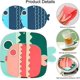 thumbnail image 3 of 4 Silicone Heat Resistance Coasters, Non-Slip Fish Stretch Trivets Kitchen Pot Coaster Mat Green, Pink, 3 of 5