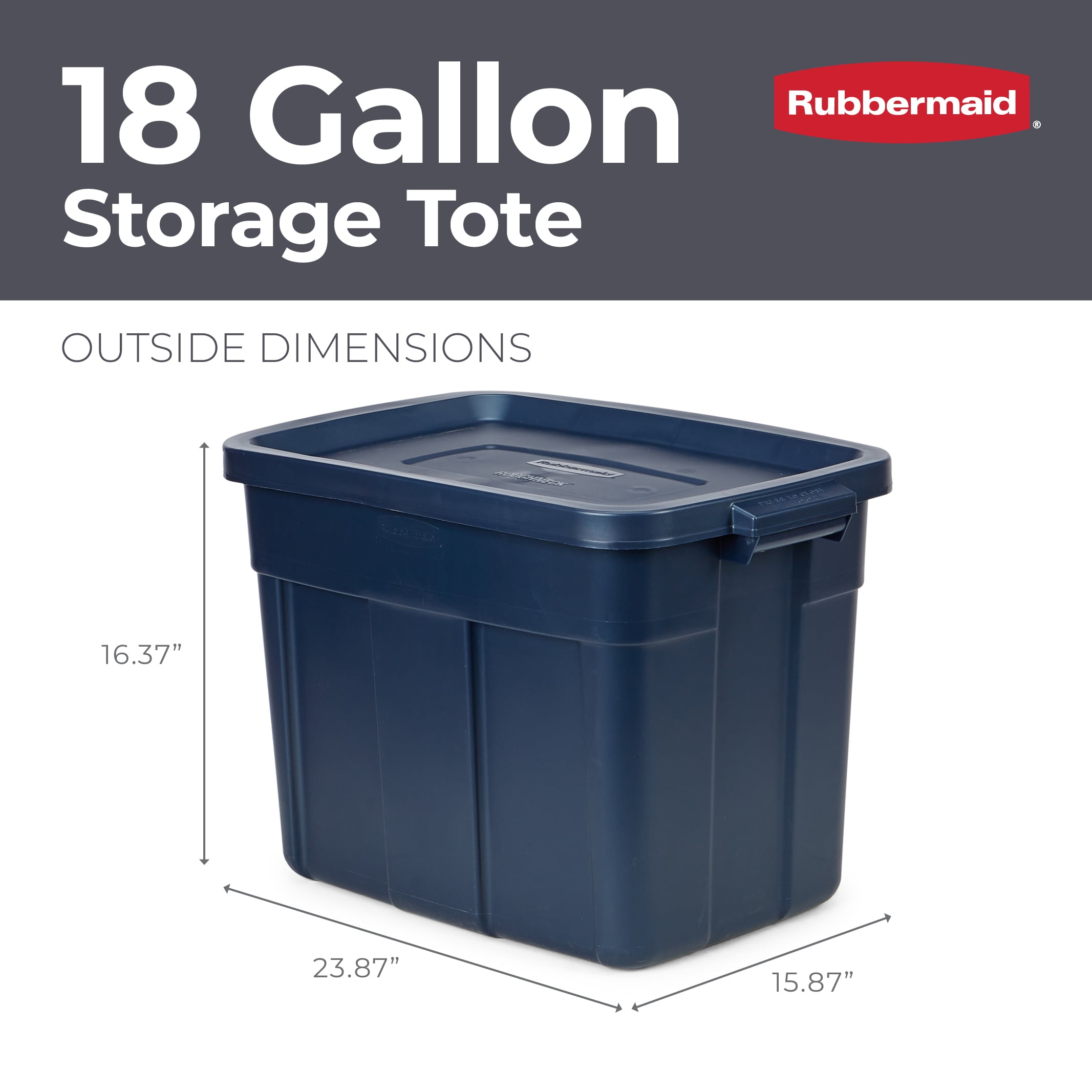 18/20 Gallon Storage Tote - 20100120RK