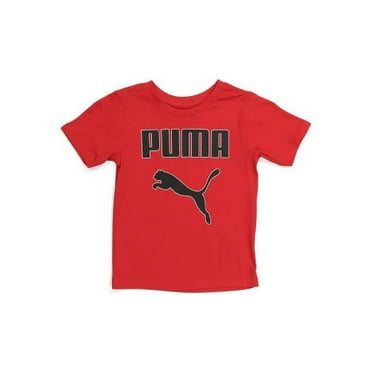 Solid Print Short Sleeve Casual Cotton Polyester Crew Neck, T-Shirt (Boy's)