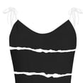 thumbnail image 5 of Babysbule Summer Dresses for Women Ladies Casual V-Neck Sleeveless Bandage Stripe Printing Loose Vest Sling Skirts, 5 of 6