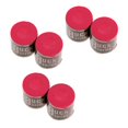 thumbnail image 1 of Premium 6 Piezas / Set Snooker Pool Cue Tip Tiza Accesorios De Billar Rojo, 1 of 4