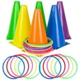 thumbnail image 1 of CUITING HOLIDYOYO Plastic Agility Cones for Sports & Games, 1 of 6