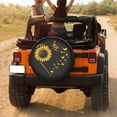 thumbnail image 3 of KAKALAD Sunflower And Butterflies 01 Spare Tire Cover Universal Vehicle Accessories Buckle Car Tools 14”in, 3 of 6