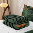 thumbnail image 5 of Erosebridal Green Boho Leaf Zipper Full Size Comforter Sets with Fitted Sheet and 2 Pillowcases for Women Men, Minimalism Arch Line Abstract Zipper Bedding Set, Reversible, 4-Piece, 5 of 7