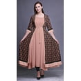 thumbnail image 2 of Bimba Robe Anarkali Imprimée pour Femmes Kurti Longue Évasée Style Chic Kurta Ethnique, 2 of 6