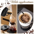 thumbnail image 4 of Paquete de 100 filtros de café tipo cesta para tazas, filtros de papel de fondo plano, flores para cafeteras de goteo, coladores sin blanquear, cesta de papel para preparar café., 4 of 7